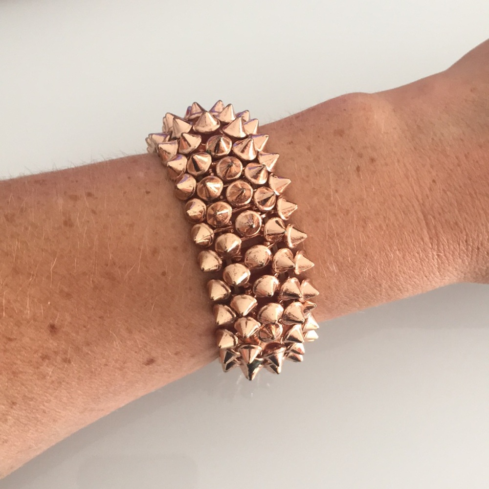 Barney’s rose gold spike bracelet